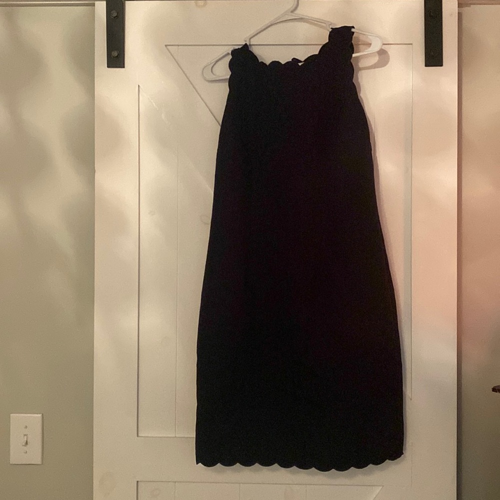 Knee length zip back dress